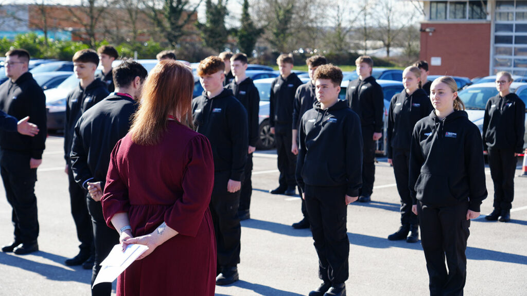 Protective Services drill at North Notts College
