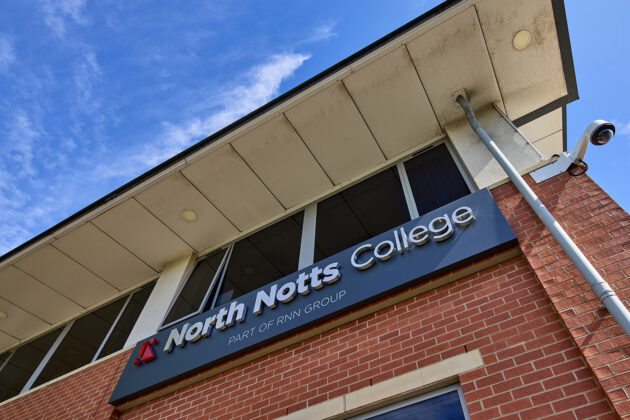 North Notts College signage