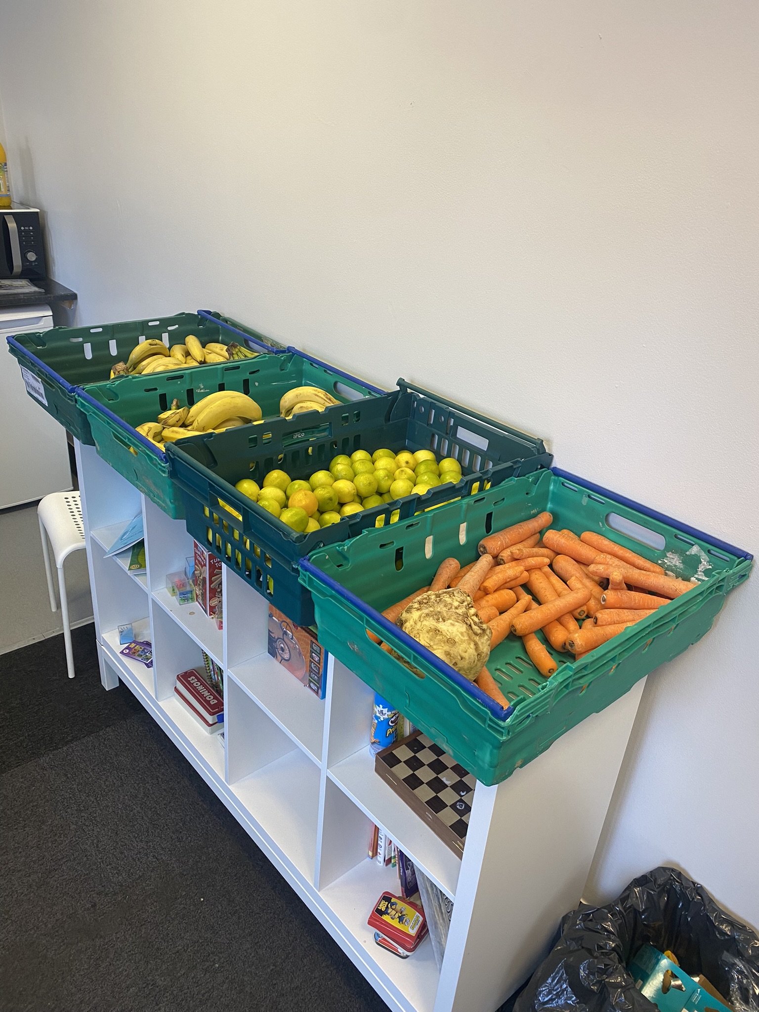 fresh vegetables and fruit