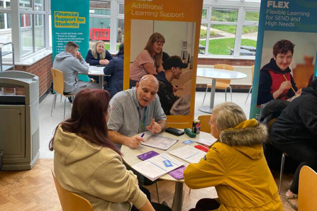 During an open event at North Notts College