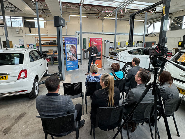 The opening of the Sustainable Automotive Training Centre