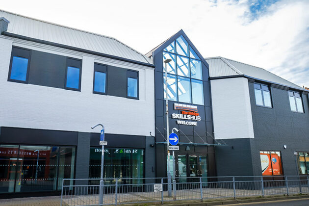 The Bridge Skills Hub building