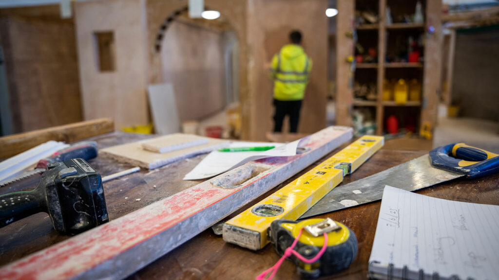 A joinery workshop