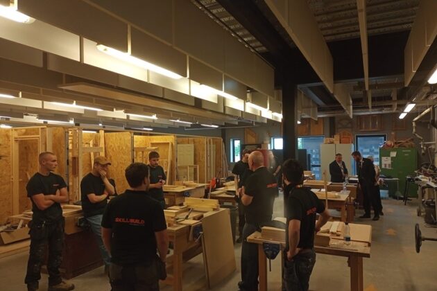 Apprentice Matt Lee competing at Skills Build 2024