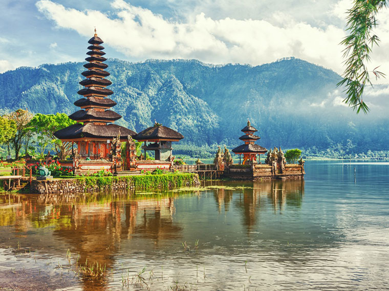 A photo of a Bali landscape