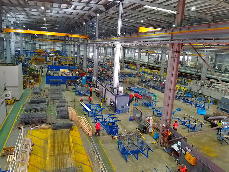 A view from above of the inside of Laing O’Rourke