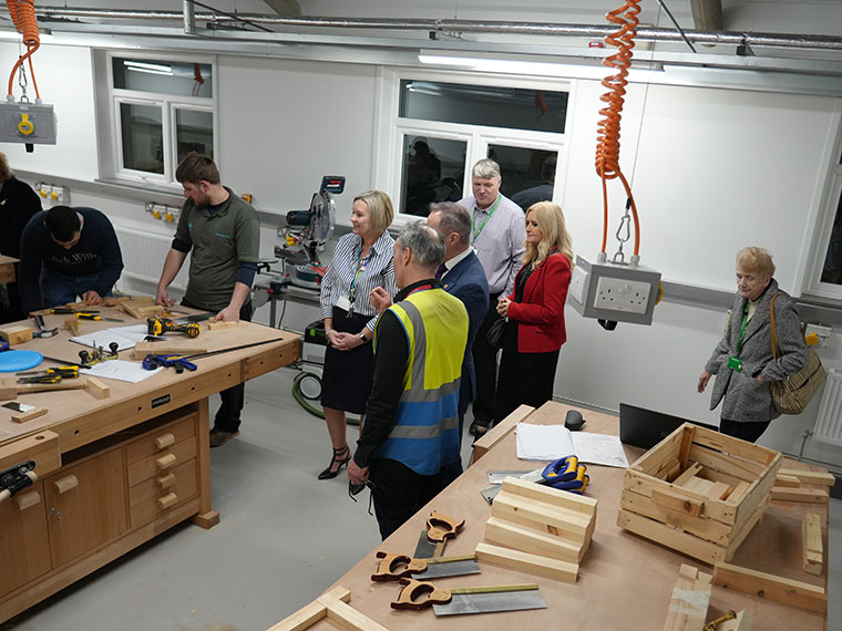 North Notts College new facilities launch - construction