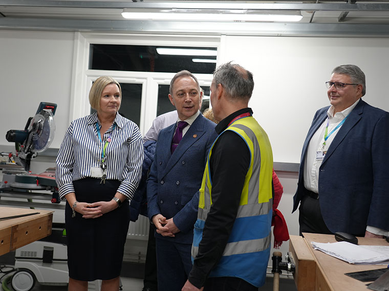 North Notts College new facilities launch - construction