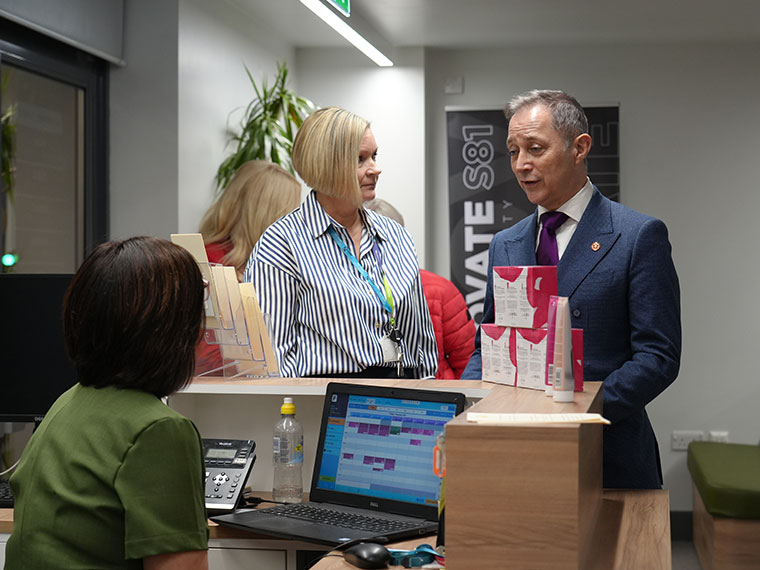North Notts College new facilities launch - in the salon