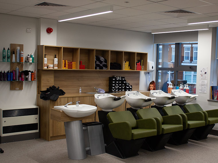 In the Innovate S81 hair and beauty salon