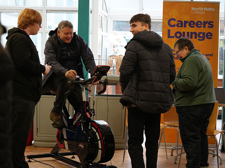 At the North Notts College open event