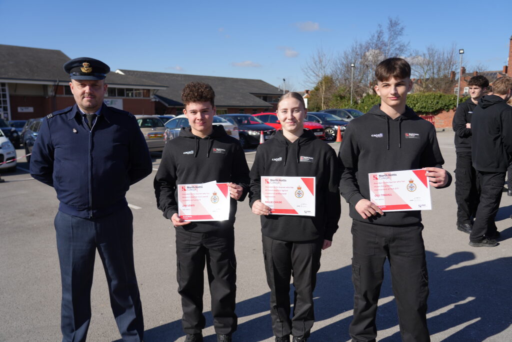 Millie, Olli and Zak receive awards