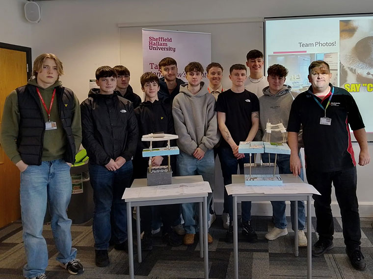 Students at Sheffield Hallam University