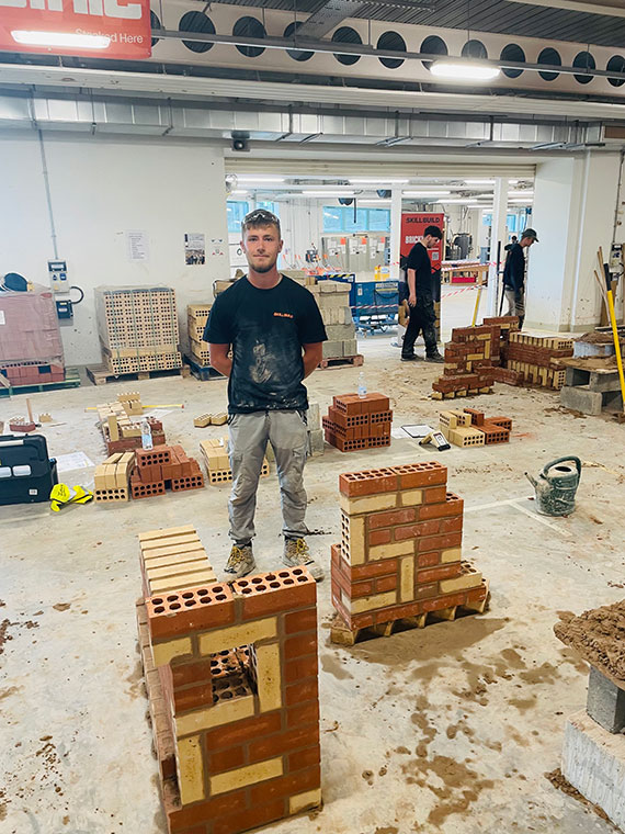 Cory - At the SkillBuild Construction Competition 2025