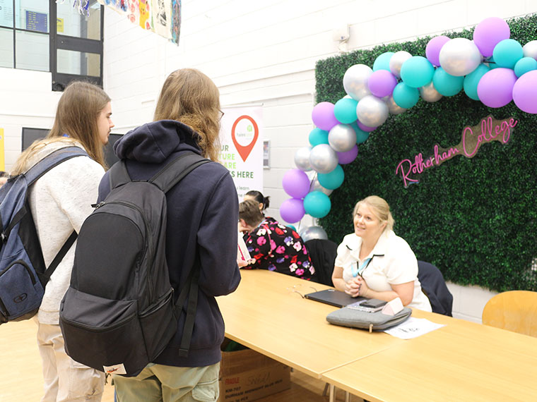 Rotherham College health event