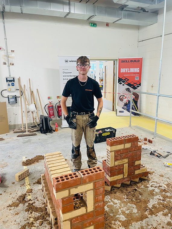 Lewis - At the SkillBuild Construction Competition 2025