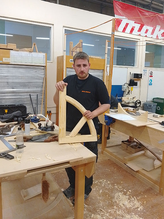 Matt - At the SkillBuild Construction Competition 2025