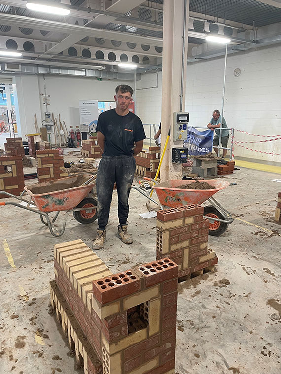 Roman - At the SkillBuild Construction Competition 2025
