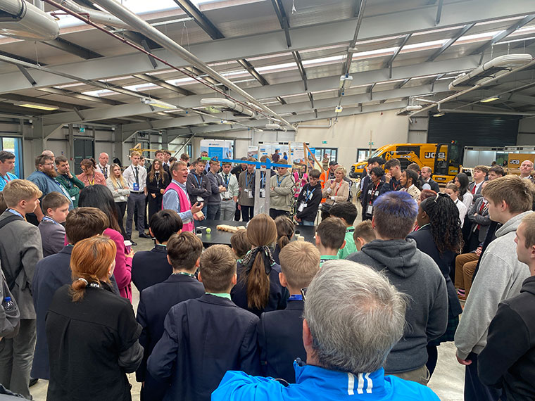 Judging time at the Construction Lifting Equipment Challenge competition