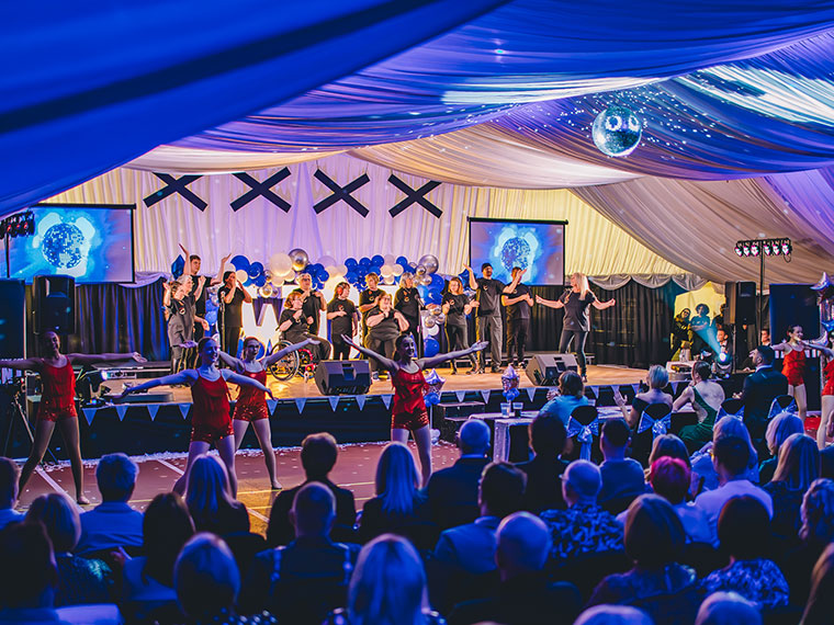 A Worksop's Got Talent act performing on stage in 2024