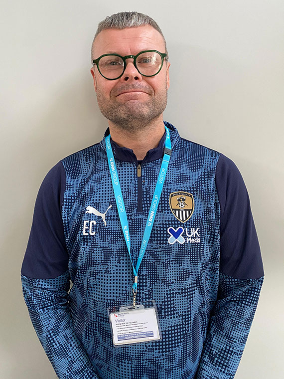 Notts County FC, Kit and Equipment Manager Ewan Coleman
