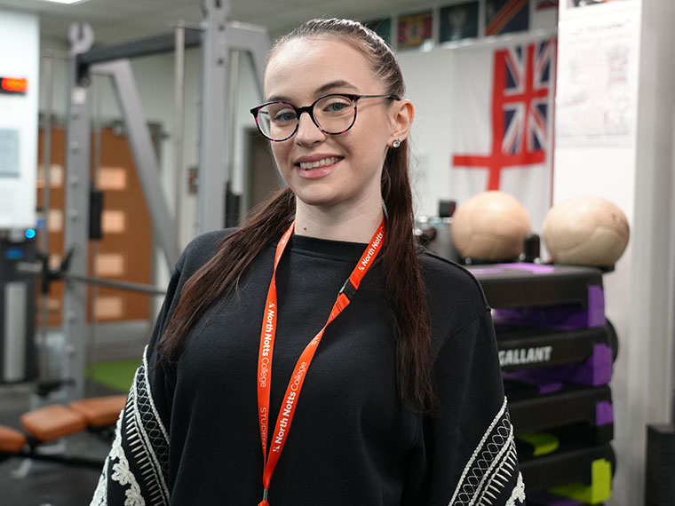 Sport student Katie