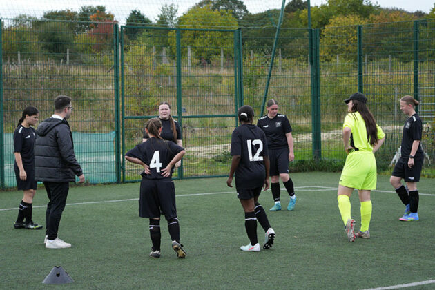 Momentous Football Academy ladies training
