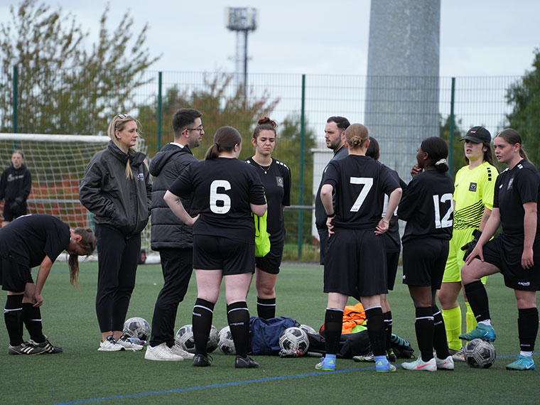 Momentous Football Academy ladies training