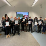 A group of Project Based Learning students and staff at Idle Valley