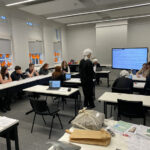 Policing student recreating a courtroom trial for their unit 20 final assessment