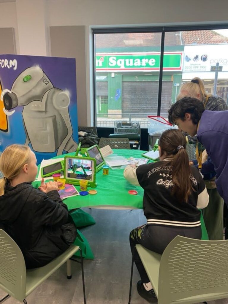 Inside The Bridge Skills Hub in Worksop