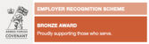 Employer Recognised Scheme. Armed Forces Covenant - Proudly Supporting Those Who Serve.